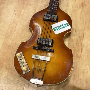 Hofner 500/1 ’63-RLC Violin Bass with Fab Gear Rooftop Mod Lefty Vintage Finish - Picture 1 of 12