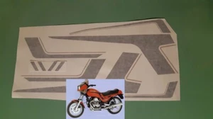 MOTO GUZZI V35 III SERIE ADESIVI BLU SCURO MOTO ROSSA RED BIKE STICKERS - Picture 1 of 1