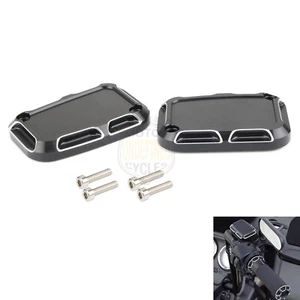 CNC Front Brake Master Cylinder Covers For Harley Road Street Glide V-Rod VRSCF  - Picture 1 of 8
