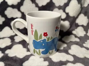 Vintage Linda Beard Hippo & Elephant Retro 70’s Ceramic Mug Cup Coloroll England - Picture 1 of 4