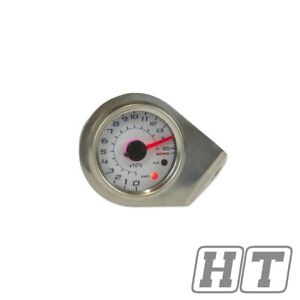 Temperaturanzeige KOSO GP Style 48 rund analog 48 x 57 mm weiß 0-150°