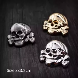 Metall Broschen mit Skelett Abzeichen für Kleidung, Hut und Tasche Deko Geschenk - Bild 1 von 13