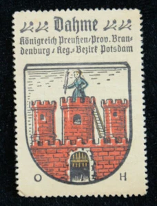 56497 Vignetta Stemma Locale Immagine 141 Dahme Königr.Preußen Caffè Hag 1910 - Bild 1 von 2