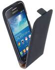 Leder Flip-Style Case f Samsung Galaxy Core Plus G3500 G3502 Etui Hülle Tasche