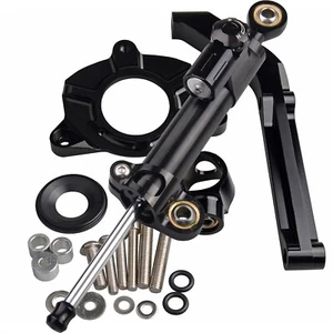 CNC Steering Stabilizer Damper Bracket Mounting For Kawasaki Z1000 2014-2018 - Picture 1 of 11