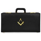 Masonic Regalia Half Apron Hard Case – Mason Briefcase with Square & Compass