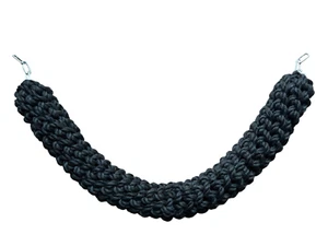 Narrowboat Rope Swag Fender Staple Black 1 Metre - Picture 1 of 1