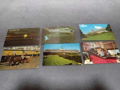 Vintage Unused Mackinac Island, Michigan Post Cards Hiawatha & L.L. Cook 6 Cards - Image 1 of 4