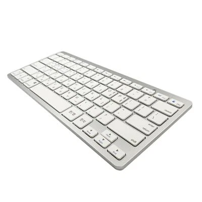 Silver Mini Korean 78 Keys Wireless Bluetooth Keyboard for - Image 1 of 4