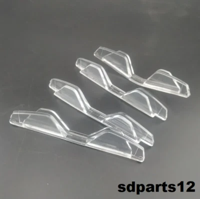 4 Pezzi Salvaporta Protezione Paracolpi Portiere Esterno Auto Trasparente - Immagine 1 di 4