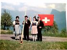 Familie Martin Christen, Hergiswil am See. Swiss Folklore Group. Seltene AK farb