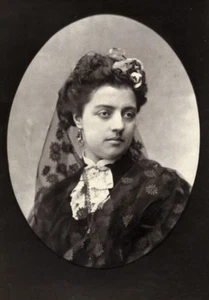 Comedie Francaise Actress Blanche Boissart aka Bianca Old Photo Mulnier 1875 - Picture 1 of 3