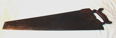 E.C. Atkins & Co Indianapolis hand saw Antique EC Tool 29" - Image 1 of 4
