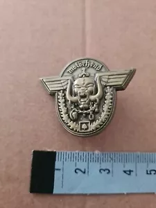 Motorhead Metal Pin Badge Brooch Heavy Metal Rock Band Music Lemmy Ace of Spades - Picture 1 of 3