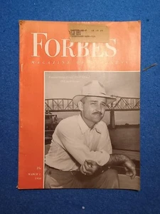 Vintage Forbes Magazine March 1 1950 Magazine - Picture 1 of 12