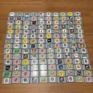 【Lot 200 set】Nintendo 64 N64 Game soft Software random Junk Japanese WHOLESALE - Picture 1 of 5
