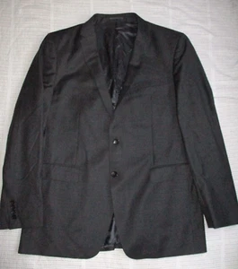 NEW RODD + GUNN MENS DESIGNER MENS CHARCOAL GREY WOOL JACKET ITALY 44L LGE $499 - Picture 1 of 4