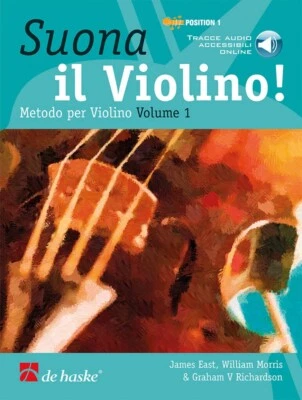 Suona il violino Volume 1 De Haske METODO MANUALE PER VIOLINO Libro e Audionline - Immagine 1 di 4