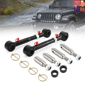 Front Sway Bar Links Disconnect For 2007-2021 Jeep Wrangler JK JL 2.5-6”Lift - Picture 1 of 12