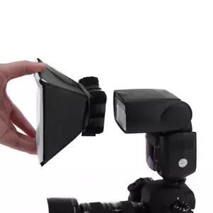 Universal DSLR Photo Flash Diffuser Light Soft Box 125x100mm for Canon for Nikon - Picture 1 of 12