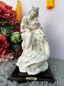 1987 FLORENCE GIUSEPPE ARMANI MOTHER CHILD & SWAN - Picture 1 of 9