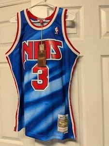 Authentic Mitchell & Ness New Jersey Nets Drazen Petrovic 1990-91Mens L Jersey - Picture 1 of 6