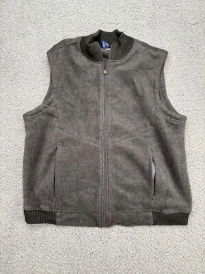 Catalina Mujer Gris Chaleco Top Cremallera Completa Polar Cremallera Bolsillos Sin Mangas Talla L Foto 1 de 4