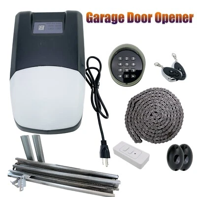 750LB Garage Door Opener Chain Drive 3/4HP Motor Design Ultra-Quiet w/Keypad etc - Image 1 of 4