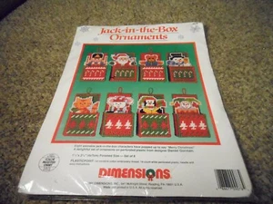 Dimensions Jack-in-the-Box Set of 8 1.5"x2.75" COMPLETE - Picture 1 of 2