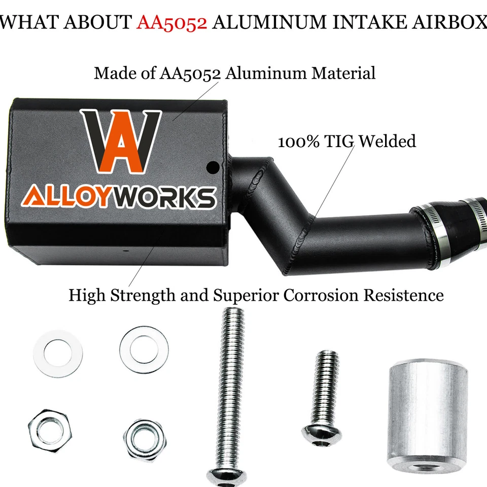 High Flow Aluminum Airbox Intake Fit Yamaha Blaster W/O Filter 1988-2006 - Image 1 of 4