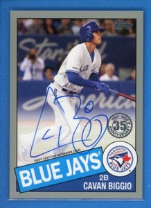 2020 Topps 1985 35th Anniversary Autograph PLATINUM 85A-CB Cavan Biggio AUTO 1/1 - Picture 1 of 2
