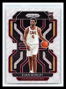 🔥 EVAN MOBLEY 2021-22 PRIZM SILVER WAVE HOLO REFRACTOR RC # 325 - Picture 1 of 2