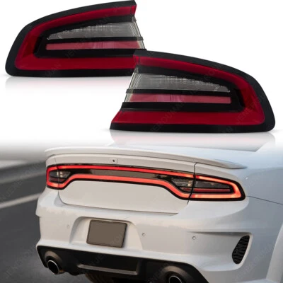 Pair Driver & Passenger Outer Tail lights For 15-23 Dodge Charger Rear Lamps LED Foto 1 de 4