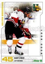 2000-01 Halifax Mooseheads #25 Gary Zinck