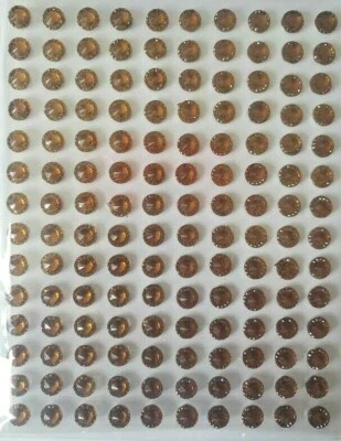 CraftbuddyUS DBG04-6BR 140x6mm Autoadhesivo MARRÓN Gemas de Resina Punta  Foto 1 de 3