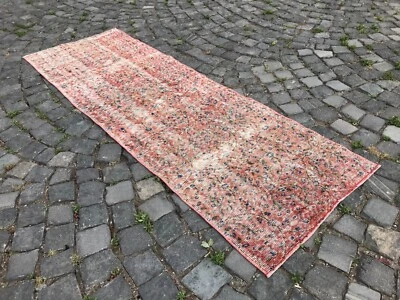 Alfombra antigua turca alfombra bohemia alfombra Oushak alfombra vintage alfombra de lana hecha a mano Foto 1 de 4