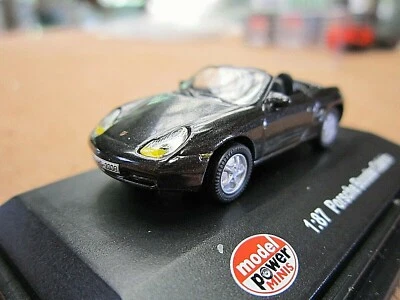 MODEL POWER car 19090 PORSCHE BOXSTER Black HO scale 1:87 Brand new - Image 1 of 4