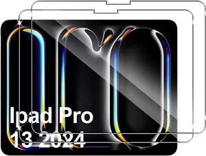 2X Schutzglas Glasfolie für Apple iPad Pro 2024 13″ Zoll Display Panzerfolie 9H - Bild 1 von 9