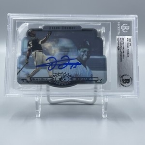 Frank Thomas Signed Autographed 1996 UD SPX #16 Trading Card Beckett BAS