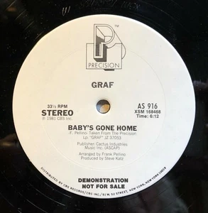 NM 1981 Graf “Baby’s Gone Home” promo 12“ - Picture 1 of 2