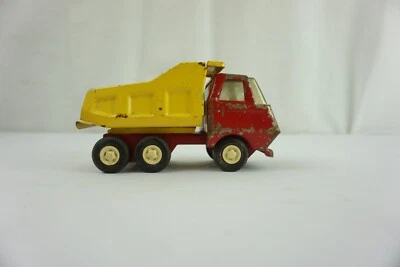 TONKA Tiny Dump Truck Red / Yellow Original Vintage - Image 1 of 4