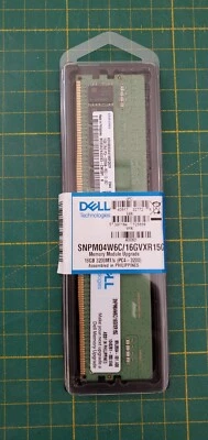 DELL 16GB DDR4 PC4-3200  SNPM04W6C/16GVXR15G Arbeitsspeicher _0,03_5 - Bild 1 von 3