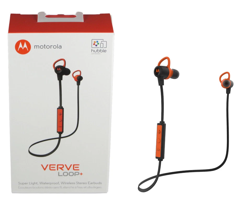 Motorola Verveloop Water Resistant Bluetooth Wireless Stereo Headphones W Mic - Image 1 of 1