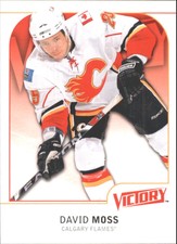 2009-10 Finnish Upper Deck Victory Calgary Flames Hockey Card #26 David Moss