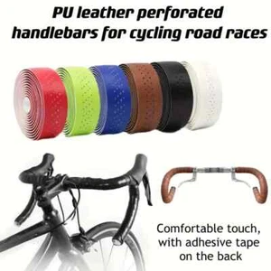 Lenkerband Luxus PU Leder Lenkerband Fixed Gear/Rennrad Bar Wrap - Bild 1 von 14