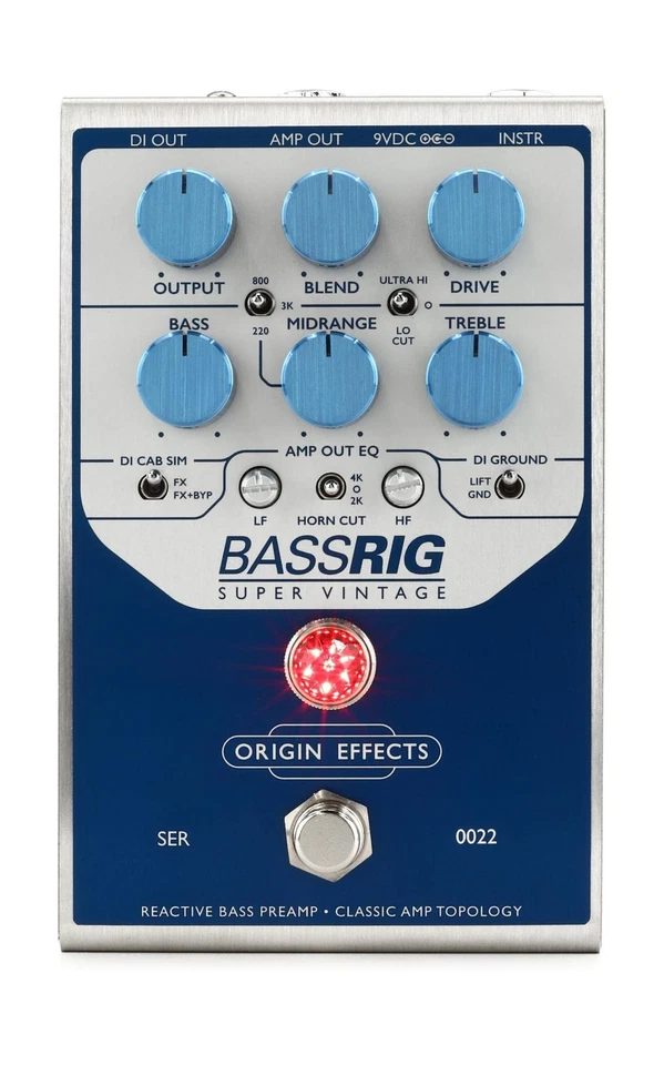 Pedal preamplificador de bajo BassRig Super Vintage Foto 1 de 1