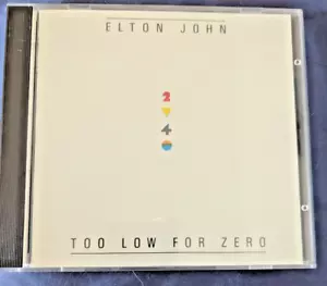 RARE Elton John - Too Low For Zero CD Germany Target CD 01 Matrix Smooth Edge - Bild 1 von 5