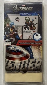 Marvel Avengers Peel & Stick Wall Decals Removable Repositional, Sealed New - Picture 1 of 2