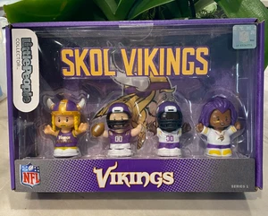 Fisher-Price Minnesota Vikings-Skol Little People Nuevo en caja Coleccionable - Imagen 1 de 1