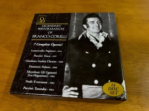 B7/Cd 14-Cd Set Franco Corelli Legendary Performances Of 7 Complete Opera - Imagen 1 de 8